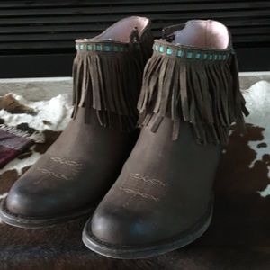 Miss Macie fringe booties